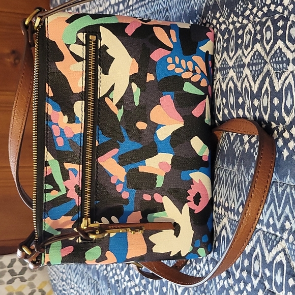 Fossil multi colored Crossbody Purse - Picture 2 of 9